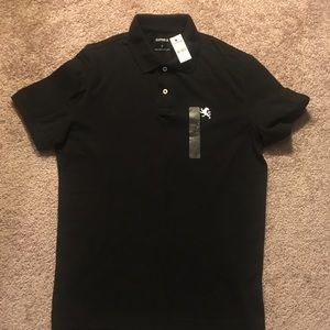 Express Black Polo Shirt